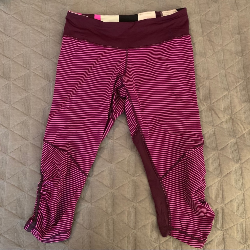 Lululemon crop leggings size 8